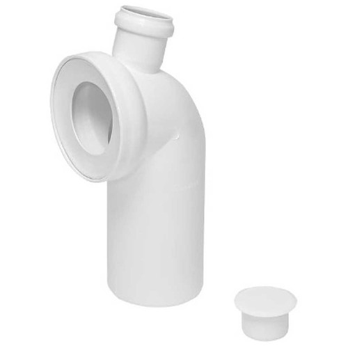 Gomito tubo rifiuti con - tubo,