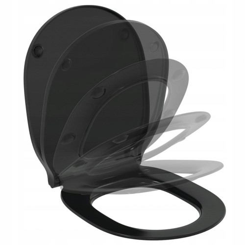 Sedile soft close nero - wc, soft-close,